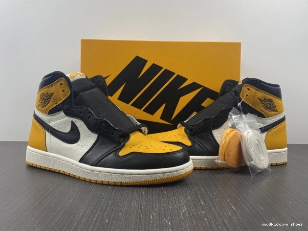 Cheap Air Yellow High 1 Toe OG Jordan 555088-711 0704